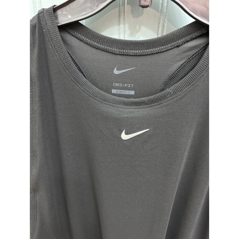 Nike Dri Fit Black Sleeveless Tennis Golf Dress Slim Fit Womens Sz Medium - Picture 5 of 6